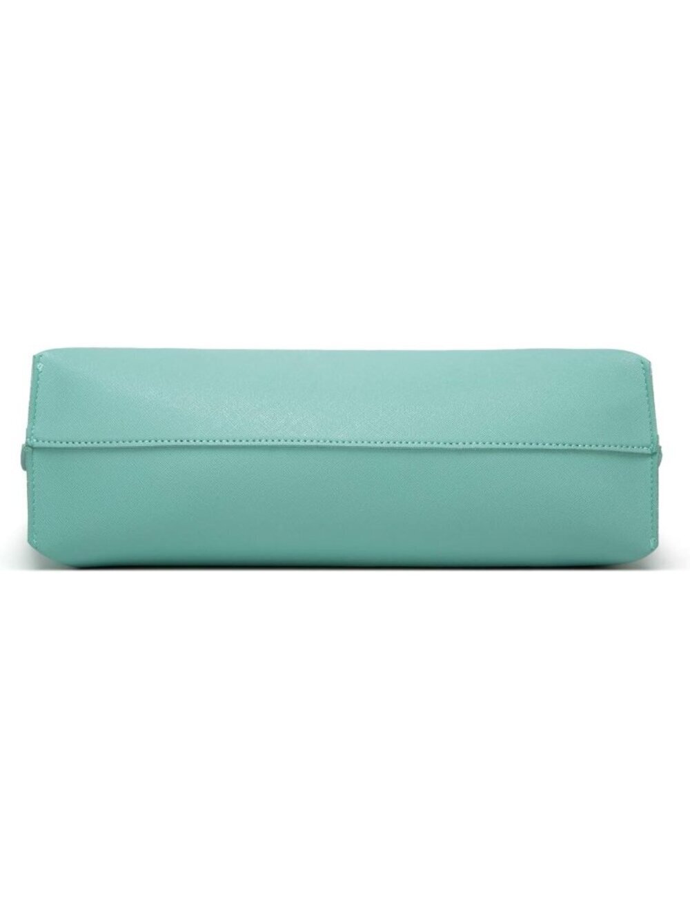 Women's Sea Green Soft Faux Leather Tassel Style Handbag Tote Shoulder Bag - Picture 5 of 6